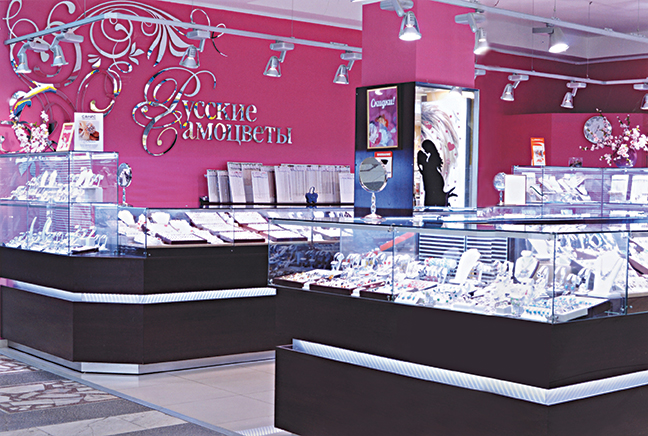 Драгоценные сети. Лучшая мультибрендовая сеть. Ювелирная компания «Русские самоцветы», Красноярск