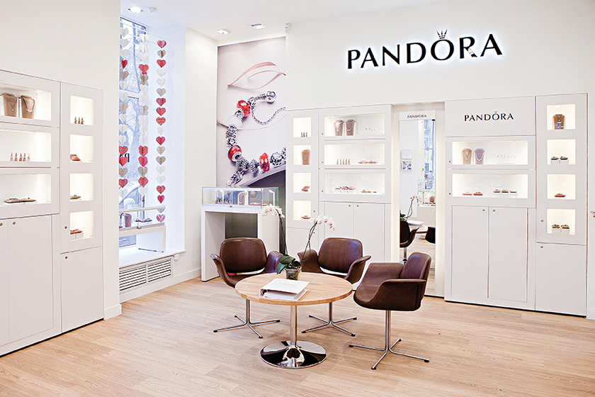 ЛУЧШАЯ ФЕДЕРАЛЬНАЯ СЕТЬ. Сеть ювелирных салонов PANDORA