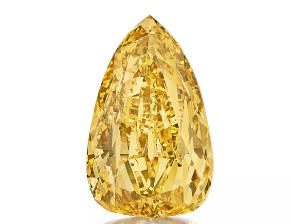 Дом Sotheby’s в Дубае представил крупнейший бриллиант the Golden Canary