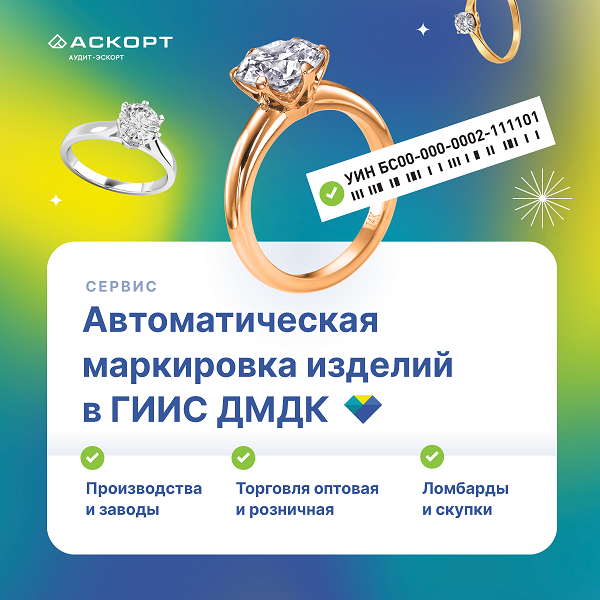 Аскорт Маркировка - полностью готовое решение для обмена данными с ГИИС ДМДК