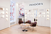 PANDORA, сеть ювелирных салонов PANDORA, сеть ювелирных салонов